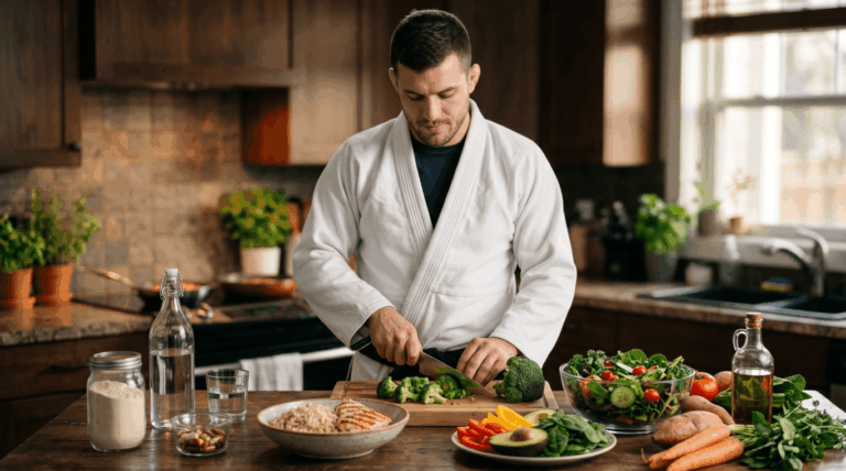 Základy výživy pro BJJ/MMA – makroživiny, načasování jídel, hydratace